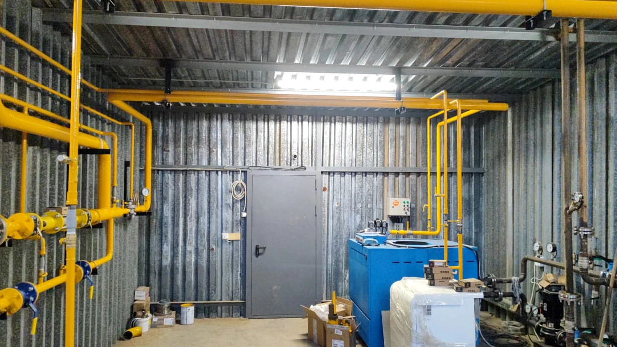 Коттедж в Молочном - газификация двухэтажного коттеджа